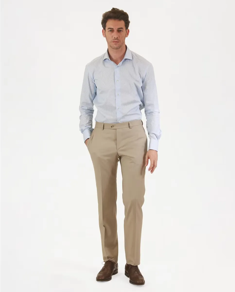 Мягкие облегающие брюки мужского покроя светло-бежевого цвета Wickett Jones, бежевый
Мягкие облегающие брюки мужского покроя светло-бежевого цвета Wickett Jones, бежевый