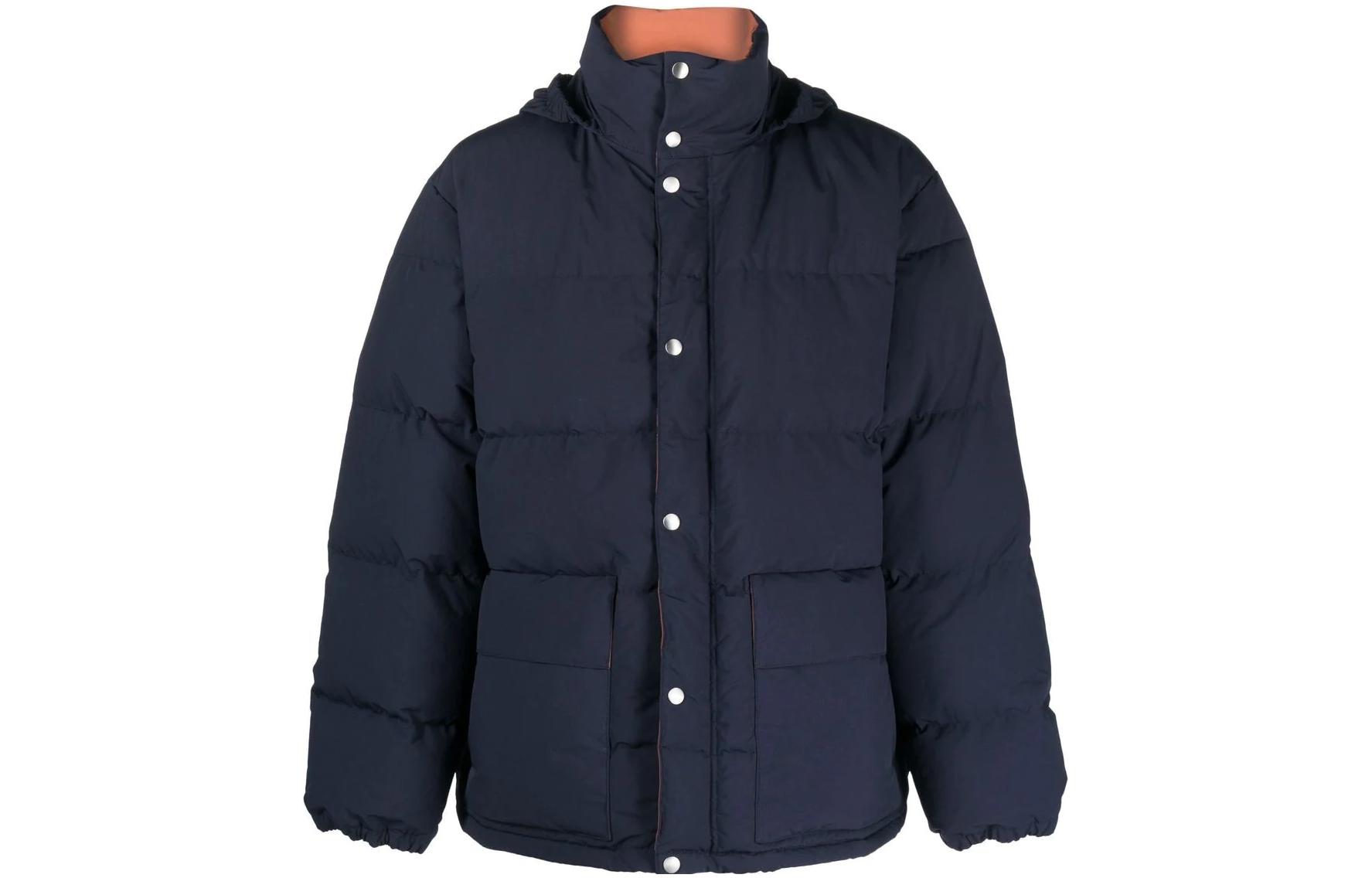 Высокий воротник Утепленная пуховая куртка JIL SANDER, Синий
Высокий воротник Утепленная пуховая куртка JIL SANDER, Синий