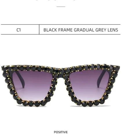 Солнцезащитные очки с блестками и стразами для женщин, винтажные, сверкающие, с кристаллами и бриллиантами, модель «подиумные очки», c1, один размер MTZJH, One Color
Солнцезащитные очки с блестками и стразами для женщин, винтажные, сверкающие, с кристаллами и бриллиантами, модель «подиумные очки», c1, один размер MTZJH, One Color