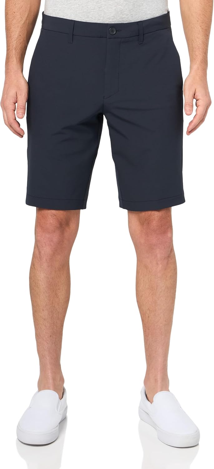 BOSS Мужские техно-твилловые чинос шорты, Blueberry Blue
BOSS Мужские техно-твилловые чинос шорты, Blueberry Blue