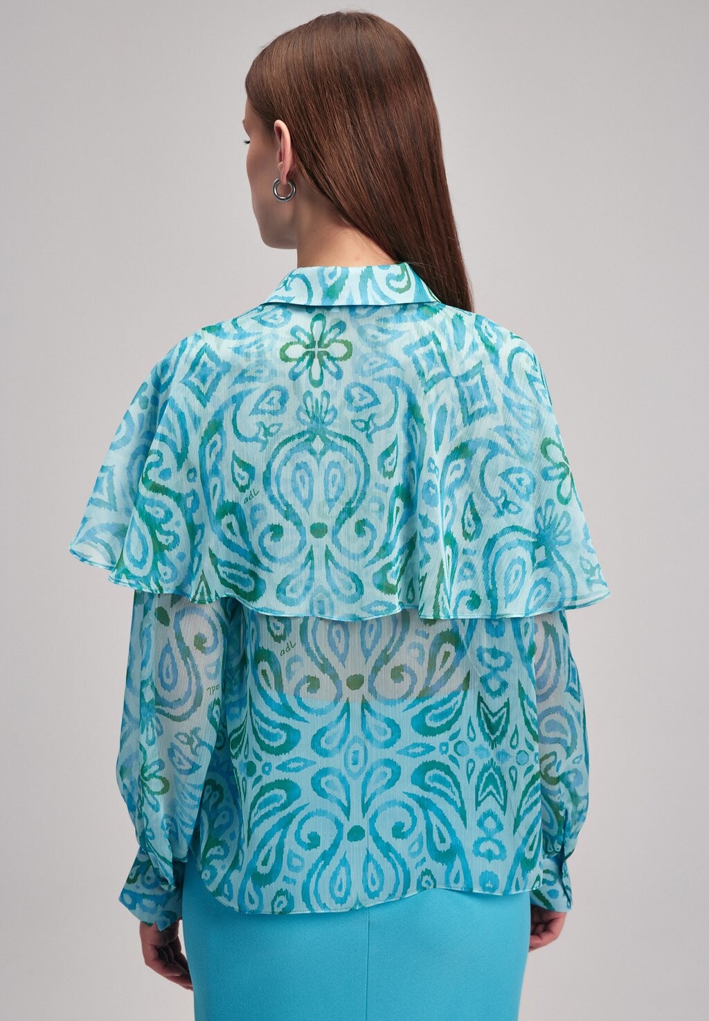 Блузка на пуговицах RUFFLED adL, синий
Блузка на пуговицах RUFFLED adL, синий