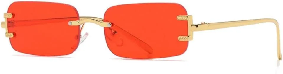 Маленькие прямоугольные солнцезащитные очки без оправы для мужчин и женщин, винтажные солнцезащитные очки с защитой от УФ-излучения UV400 MTZJH, C4 Gold Red
Маленькие прямоугольные солнцезащитные очки без оправы для мужчин и женщин, винтажные солнцезащитные очки с защитой от УФ-излучения UV400 MTZJH, C4 Gold Red