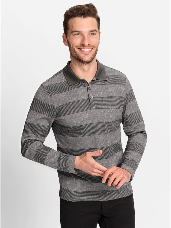 Рубашка-поло с длинными рукавами в графитово-антрацитовом цвете WITT WEIDEN
Рубашка-поло с длинными рукавами в графитово-антрацитовом цвете WITT WEIDEN