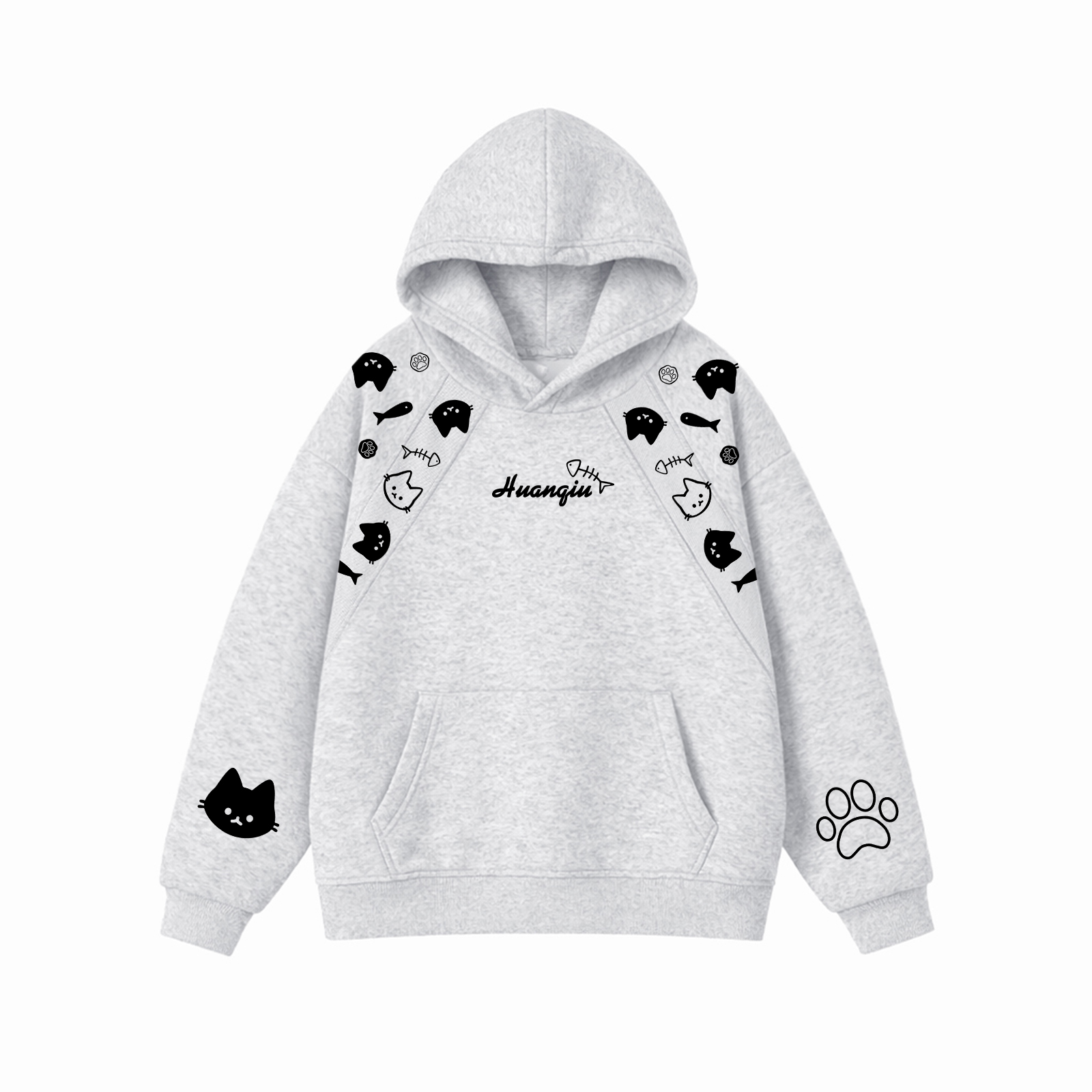 Толстовка Unisex Hooded Moderate Heavyweight HUANQIU, белый heather серый
Толстовка Unisex Hooded Moderate Heavyweight HUANQIU, белый heather серый