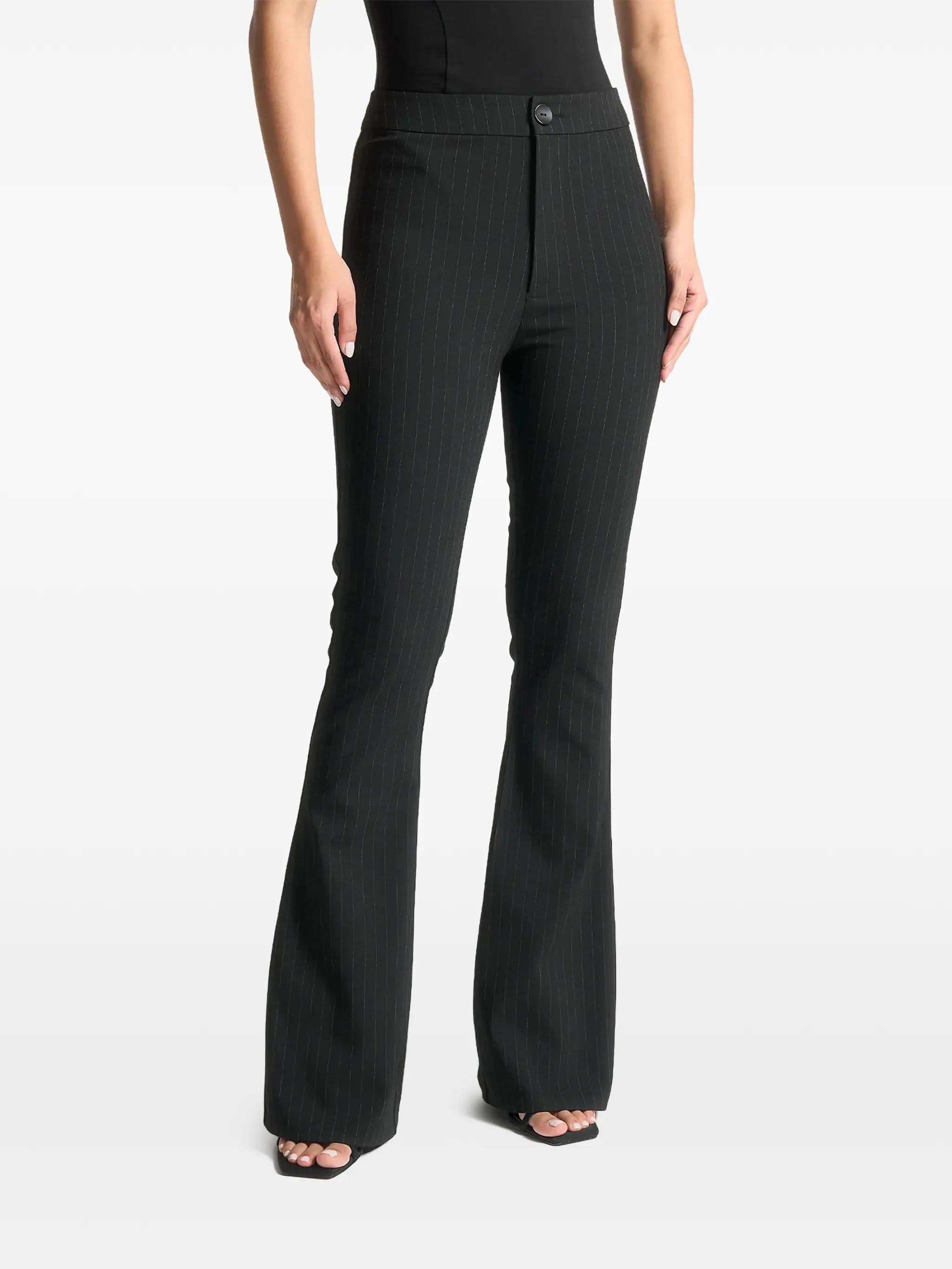 Брюки в тонкую полоску Manière De Voir, черный
Брюки в тонкую полоску Manière De Voir, черный