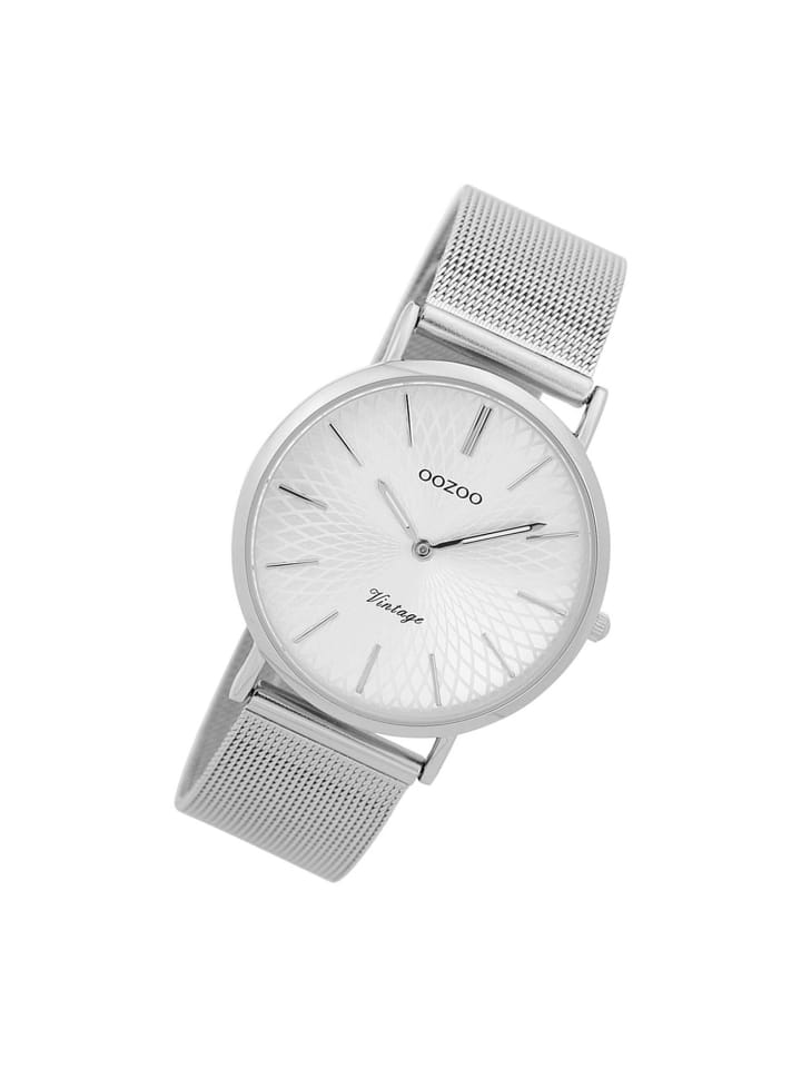Аналоговые наручные часы Oozoo Vintage Series, серебристые, средний размер (примерно 36 мм)
Аналоговые наручные часы Oozoo Vintage Series, серебристые, средний размер (примерно 36 мм)