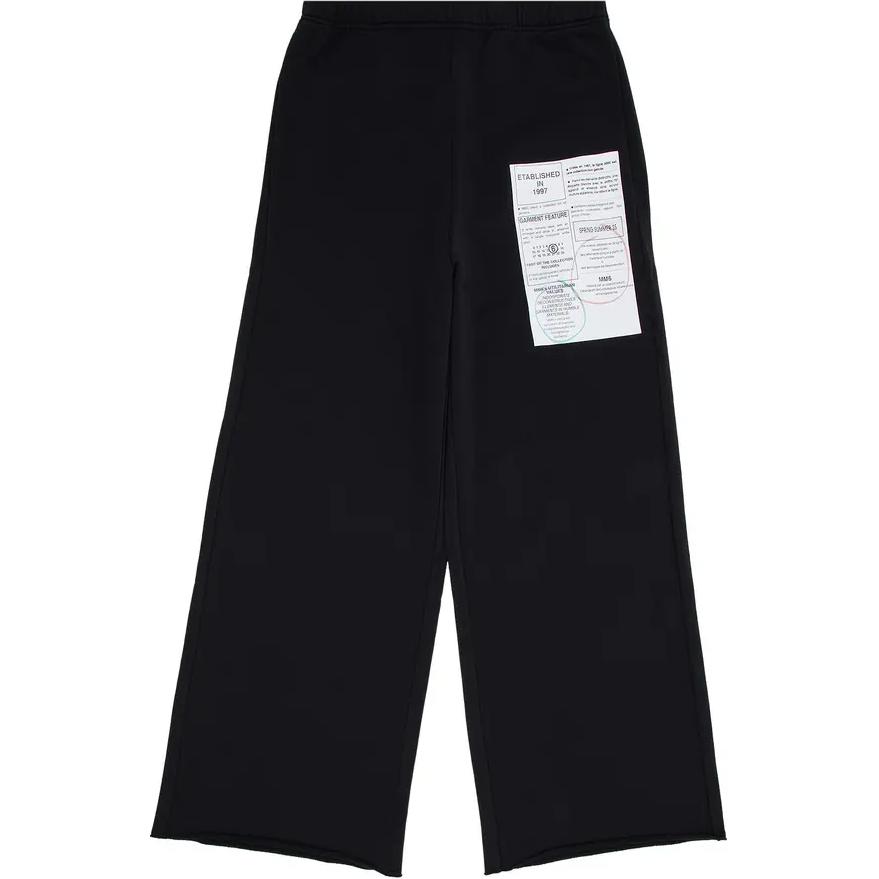 Брюки-клеш с принтом Numbers MM6 Maison Margiela, черный
Брюки-клеш с принтом Numbers MM6 Maison Margiela, черный
