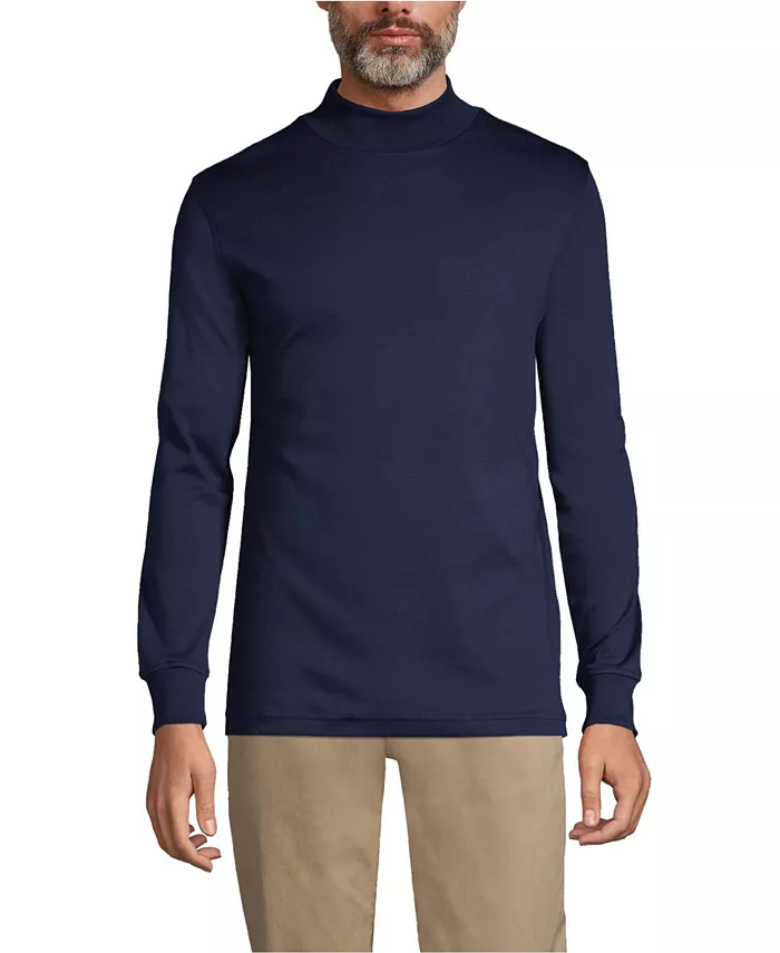 Мужская хлопковая водолазка из Supima Lands' End, синий
Мужская хлопковая водолазка из Supima Lands' End, синий