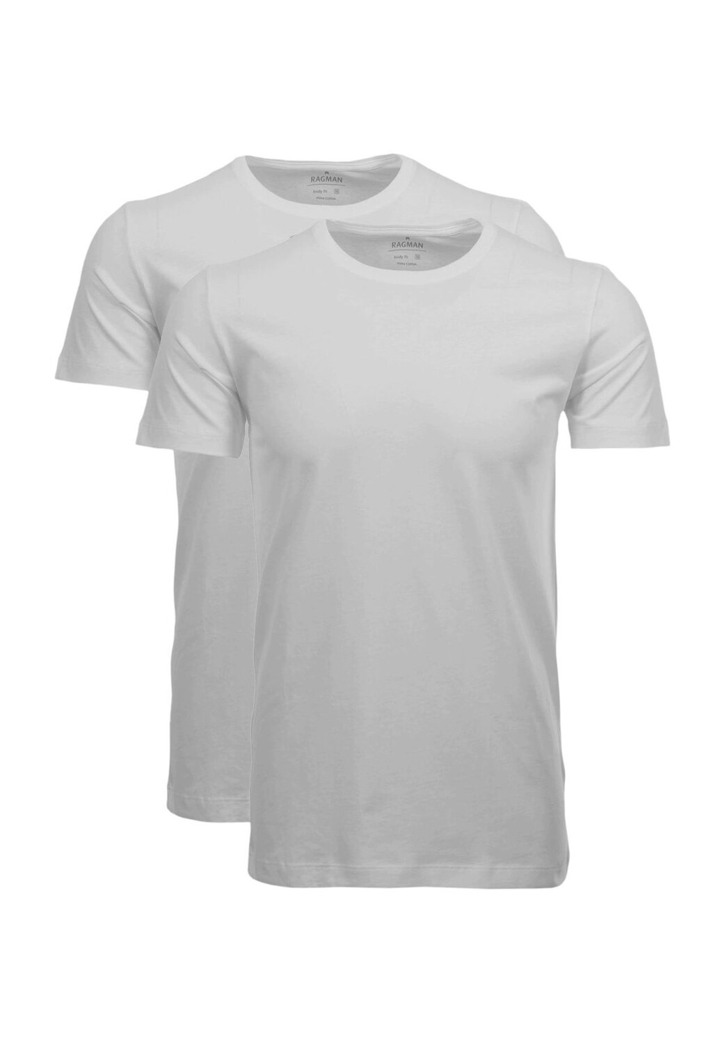 Комплект из 2 мужских футболок с круглым вырезом RAGMAN, белый
Комплект из 2 мужских футболок с круглым вырезом RAGMAN, белый