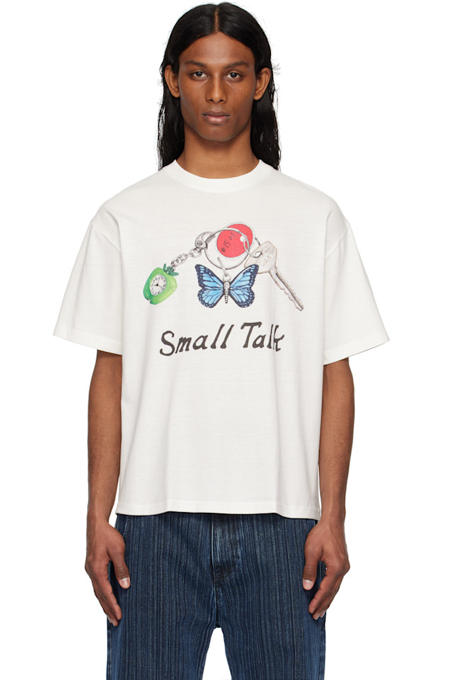 эксклюзивная белая футболка 'your choice' от Ssense Small Talk Studio, белый
эксклюзивная белая футболка 'your choice' от Ssense Small Talk Studio, белый