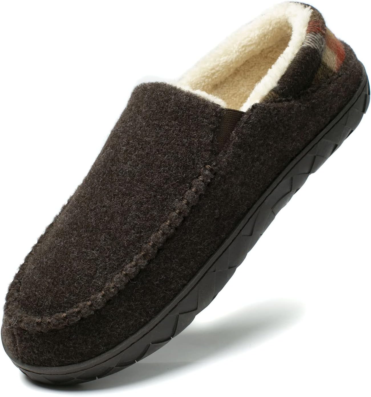 Мужские мокасины NewDenBer с тапочками, теплые, с мемори-пеной, войлочные, с плюшевой подкладкой из овчины, на легкой подошве для дома и улицы, темно-коричневый
Мужские мокасины NewDenBer с тапочками, теплые, с мемори-пеной, войлочные, с плюшевой подкладкой из овчины, на легкой подошве для дома и улицы, темно-коричневый