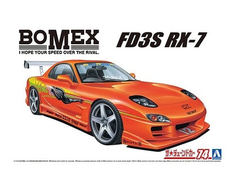 Aoshima 06399 1/24 BOMEX FD3S RX-7 '99 (MAZDA) Inna marka
Aoshima 06399 1/24 BOMEX FD3S RX-7 '99 (MAZDA) Inna marka