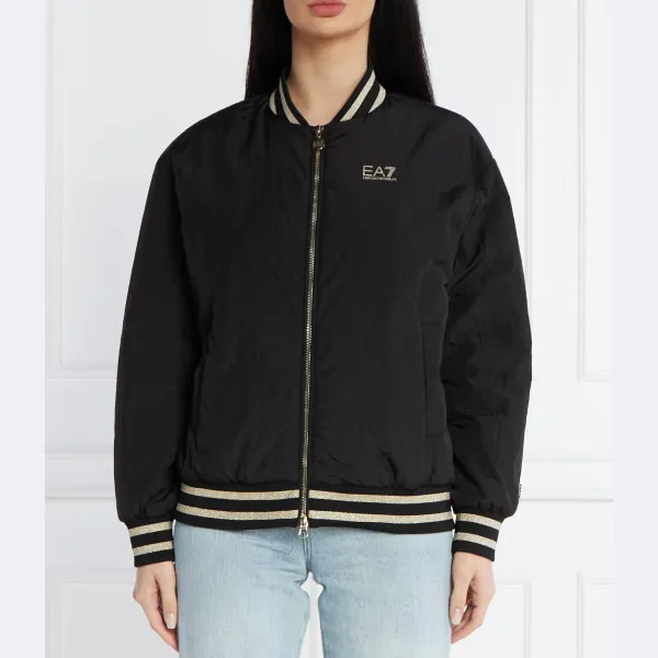Бомбер стандартного кроя Ea7, черный
Бомбер стандартного кроя Ea7, черный