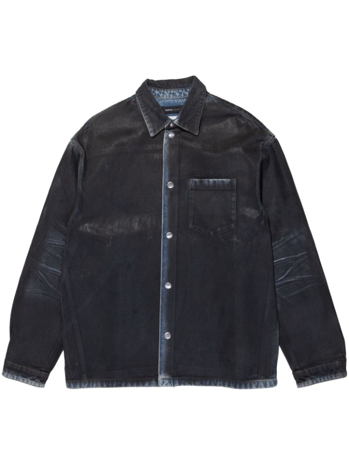Purple Brand куртка-рубашка с тисненым логотипом, черный
Purple Brand куртка-рубашка с тисненым логотипом, черный