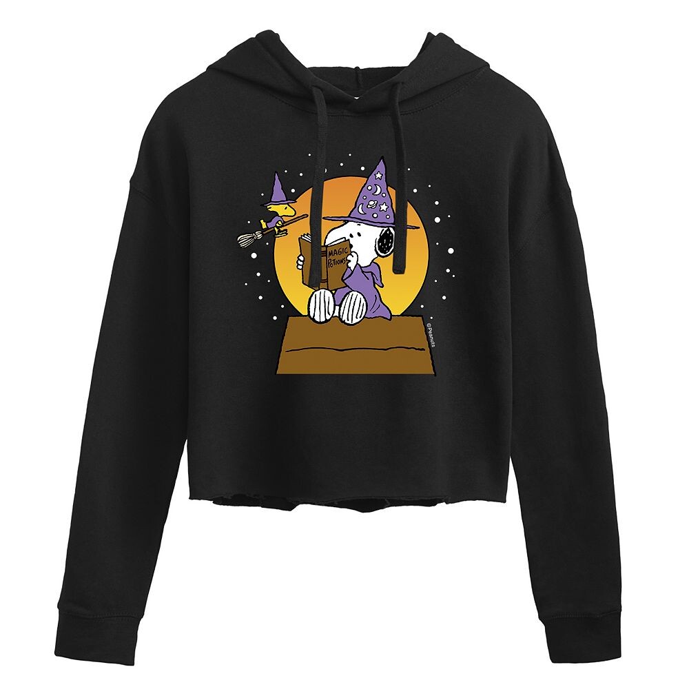 Укороченная толстовка с рисунком Peanuts Sorcerer Snoopy & Woodstock для юниоров Licensed Character, черный
Укороченная толстовка с рисунком Peanuts Sorcerer Snoopy & Woodstock для юниоров Licensed Character, черный