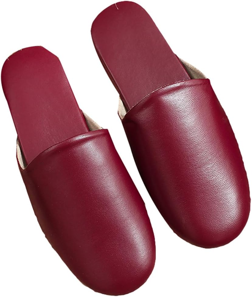 Домашние тапочки Yafirgeer из натуральной кожи для женщин и мужчин, роскошные однотонные сандалии, противоскользящие, для дома и улицы, бордовый
Домашние тапочки Yafirgeer из натуральной кожи для женщин и мужчин, роскошные однотонные сандалии, противоскользящие, для дома и улицы, бордовый