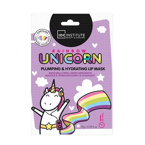 Маска для губ, придающая объем Rainbow Unicorn Idc Institute, 1 UD
Маска для губ, придающая объем Rainbow Unicorn Idc Institute, 1 UD