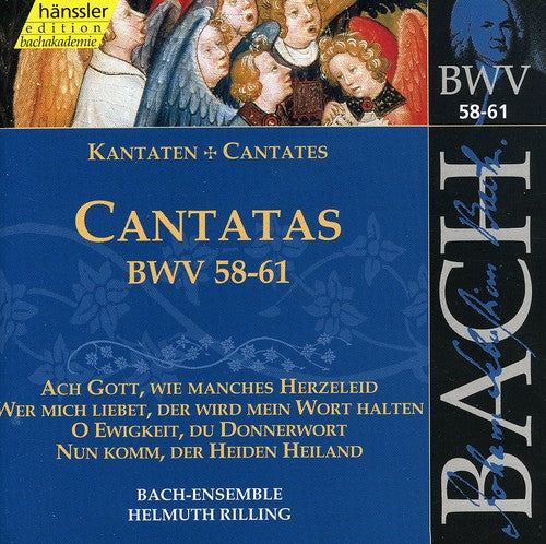 CD диск Bach / Gachinger Kantorei / Rilling: Sacred Cantatas BWV 58-61 
CD диск Bach / Gachinger Kantorei / Rilling: Sacred Cantatas BWV 58-61