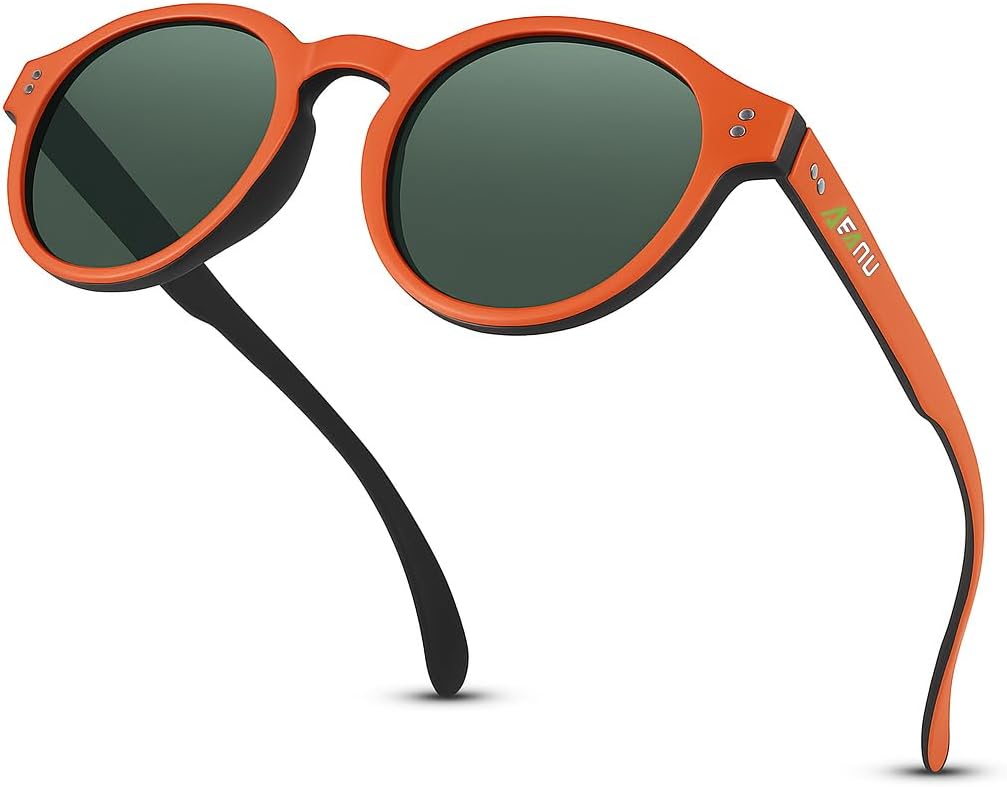 Поляризованные солнцезащитные очки для мужчин и женщин, средний размер лица (135 мм), линзы с легким тонированием, подходят для вождения и повседневного ношения на открытом воздухе AEANU, Orange Frame / Green Lens
Поляризованные солнцезащитные очки для мужчин и женщин, средний размер лица (135 мм), линзы с легким тонированием, подходят для вождения и повседневного ношения на открытом воздухе AEANU, Orange Frame / Green Lens