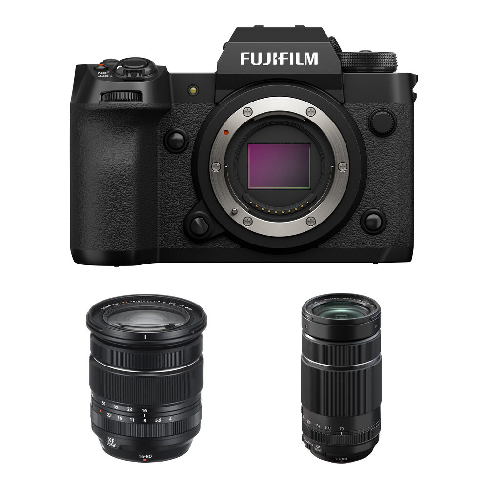 Беззеркальная камера FUJIFILM X-H2 Mirrorless Camera with 16-80mm and 70-300mm Lenses
Беззеркальная камера FUJIFILM X-H2 Mirrorless Camera with 16-80mm and 70-300mm Lenses