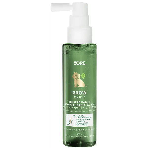 Сыворотка-лечение волос, 110 мл Yope Grow my hair 
Сыворотка-лечение волос, 110 мл Yope Grow my hair