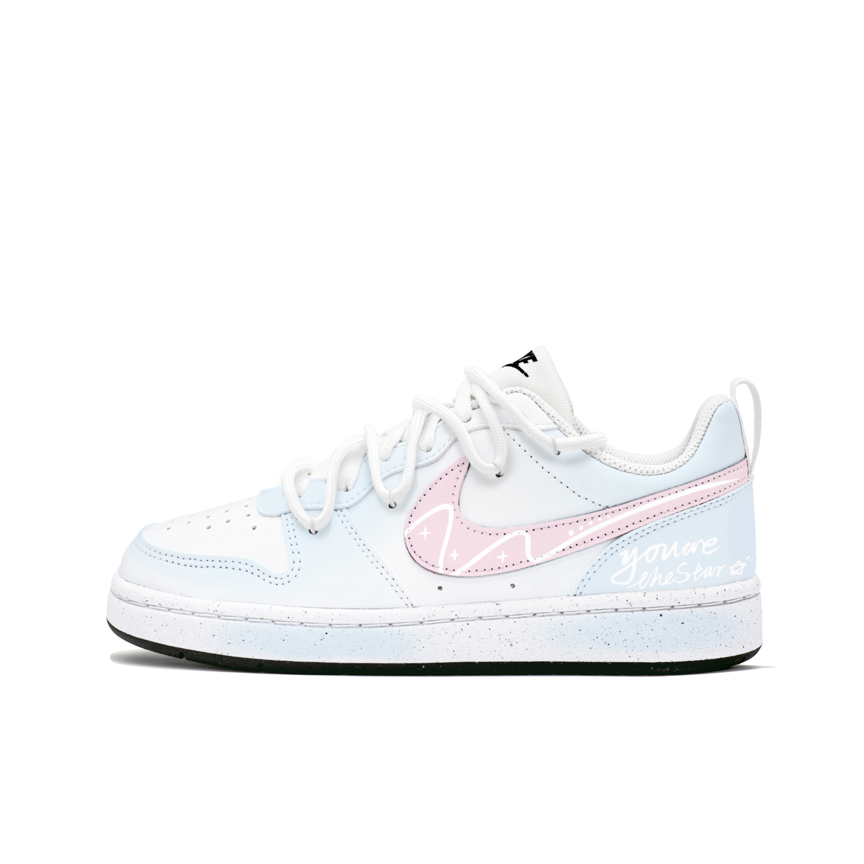 Детские кроссовки для скейтбординга Court Borough Blue Star Whisper с низким верхом, устойчивые к истиранию, для подростков Nike, белый/синий/розовый
Детские кроссовки для скейтбординга Court Borough Blue Star Whisper с низким верхом, устойчивые к истиранию, для подростков Nike, белый/синий/розовый