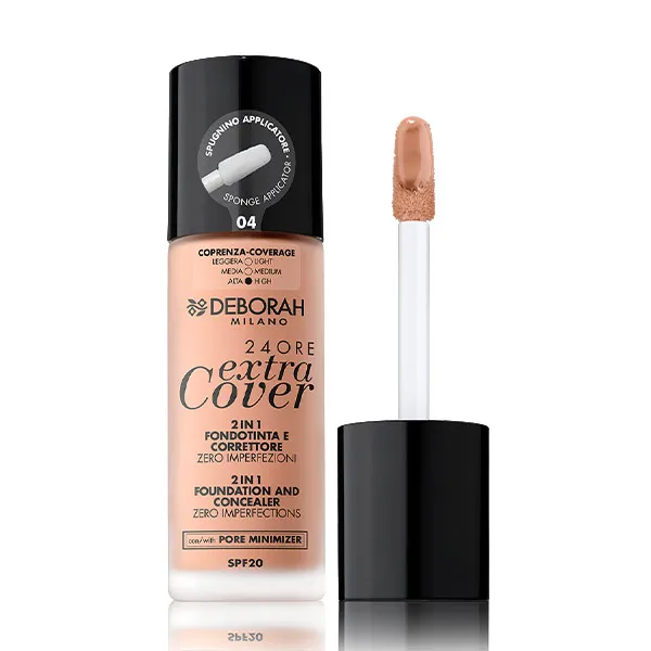 2в1 макияж и консилер 24Ore Extra Cover Deborah Milano
2в1 макияж и консилер 24Ore Extra Cover Deborah Milano