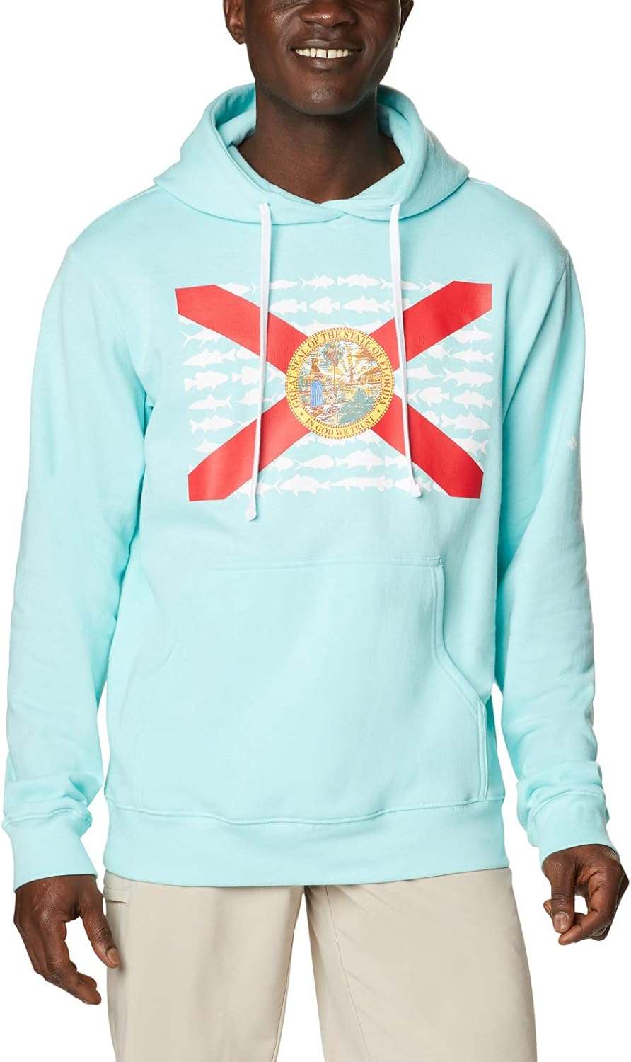 Columbia мужская толстовка PFG Fish Flag, Gulf Stream/Florida Fish
Columbia мужская толстовка PFG Fish Flag, Gulf Stream/Florida Fish