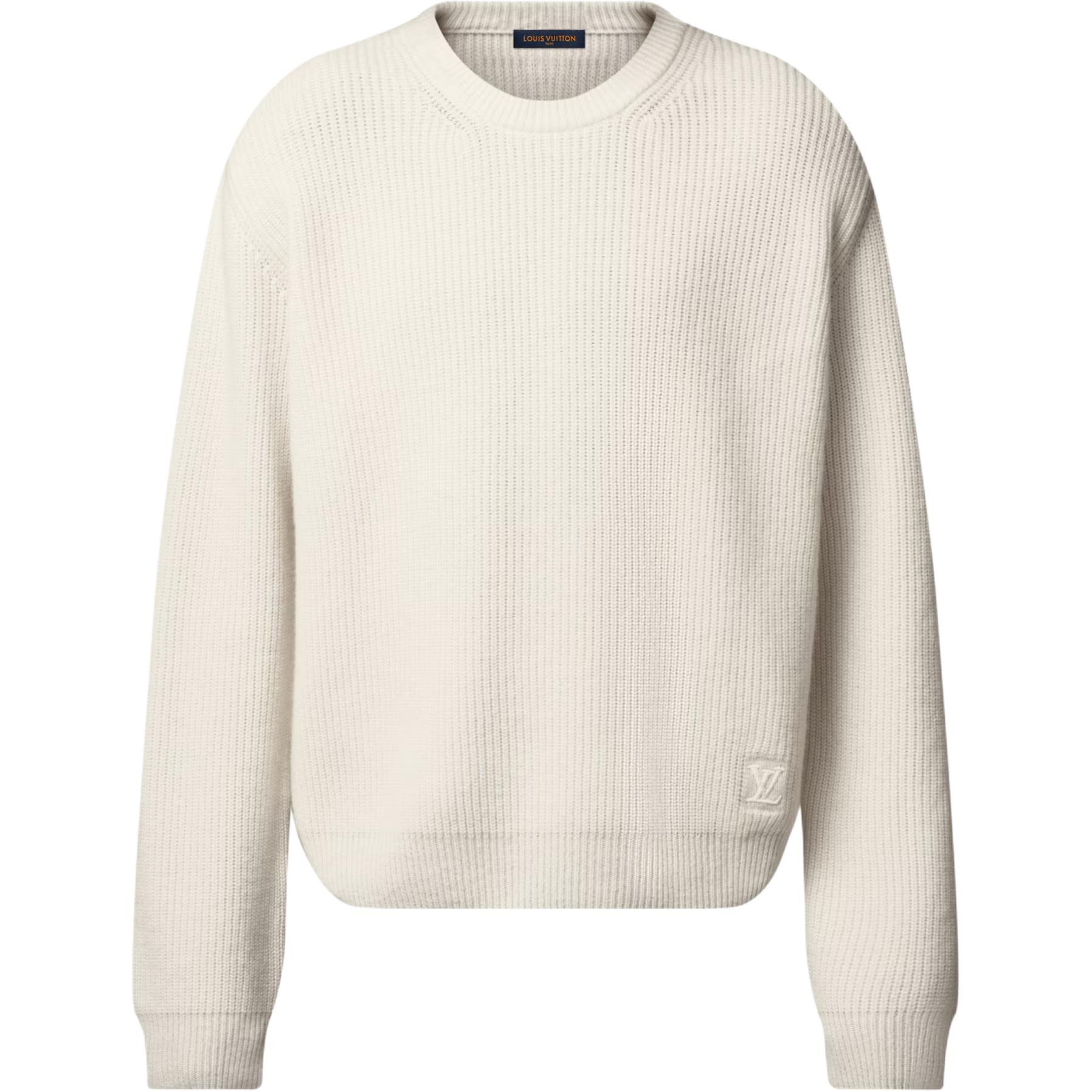 LOUIS VUITTON Embroidered Signature Cashmere Crewneck
LOUIS VUITTON Embroidered Signature Cashmere Crewneck