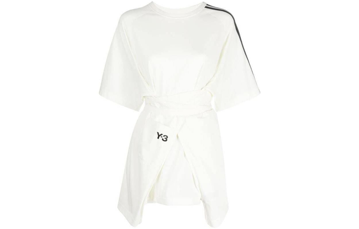 Футболка с логотипом и застежкой на парус Y-3, белый
Футболка с логотипом и застежкой на парус Y-3, белый