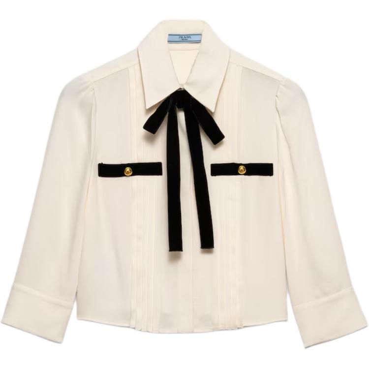 Блуза плиссе Sablé PRADA, экрю
Блуза плиссе Sablé PRADA, экрю