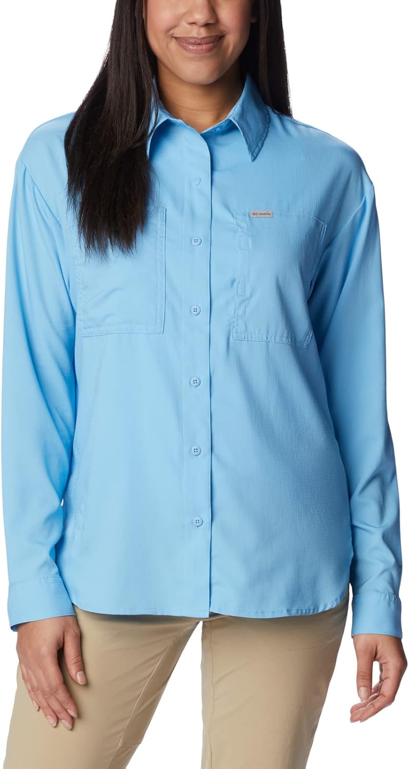 Футболка Columbia Womens Silver Ridge Utility Long Sleeve Shirt, Vista Blue
Футболка Columbia Womens Silver Ridge Utility Long Sleeve Shirt, Vista Blue