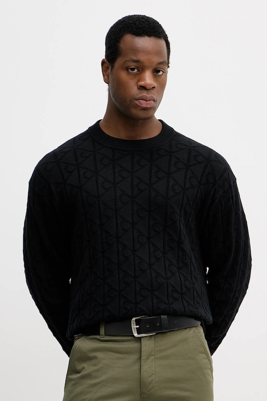 Хлопковый свитер Calvin Klein Jeans, черный
Хлопковый свитер Calvin Klein Jeans, черный