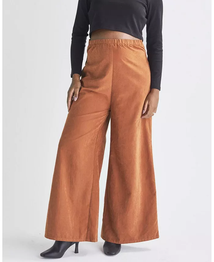 Широкие брюки для беременных Stacie из замши ANGEL MATERNITY, коричневый
Широкие брюки для беременных Stacie из замши ANGEL MATERNITY, коричневый