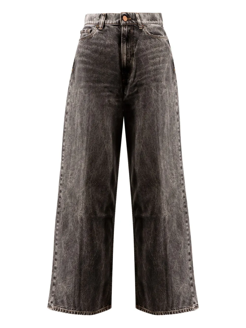 Широкие джинсы из вареного денима 3x1, серый
Широкие джинсы из вареного денима 3x1, серый