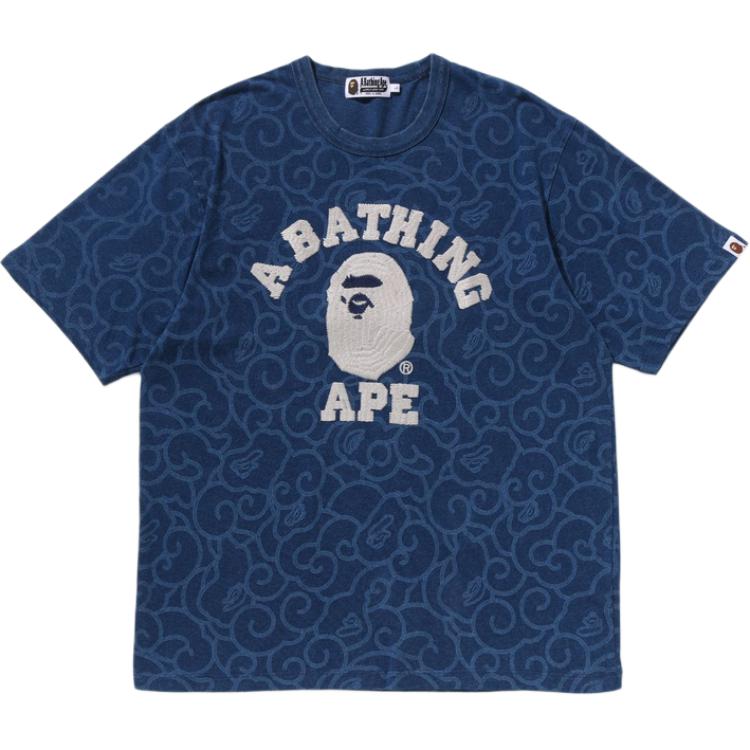 Футболка с вышитым логотипом A BATHING APE, синий
Футболка с вышитым логотипом A BATHING APE, синий