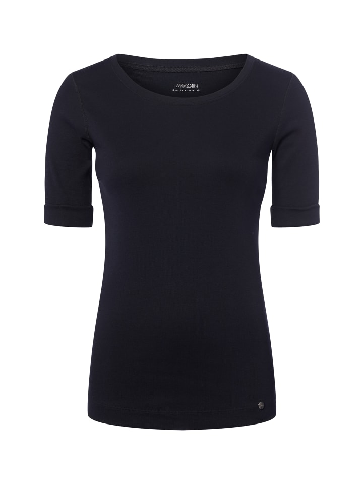 Футболка темно-синего цвета MARC CAIN COLLECTIONS, Синий, Футболка темно-синего цвета MARC CAIN COLLECTIONS
Футболка темно-синего цвета MARC CAIN COLLECTIONS, Синий, Футболка темно-синего цвета MARC CAIN COLLECTIONS