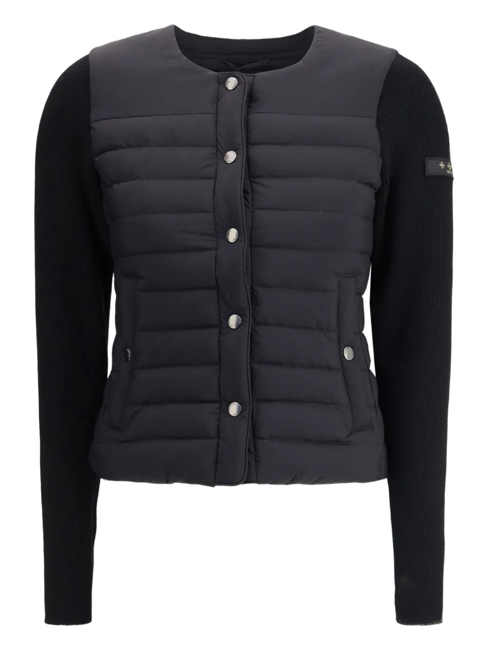 Пуховик с рукавами в рубчик Tatras, черный
Пуховик с рукавами в рубчик Tatras, черный