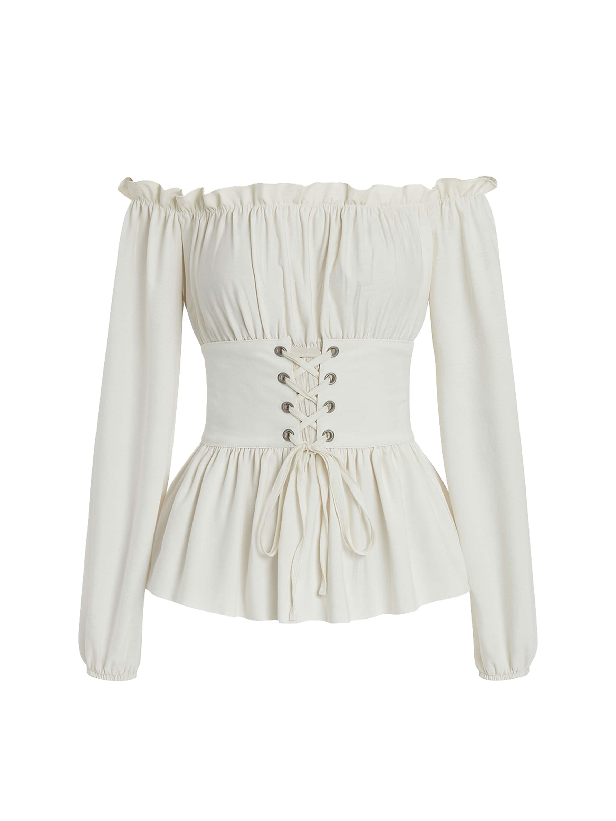 Elara Блузка в белом цвете
Elara Блузка в белом цвете