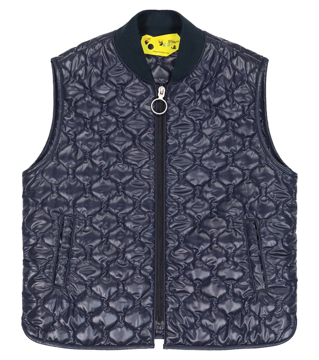 Стеганый жилет с логотипом Off-White, белый
Стеганый жилет с логотипом Off-White, белый