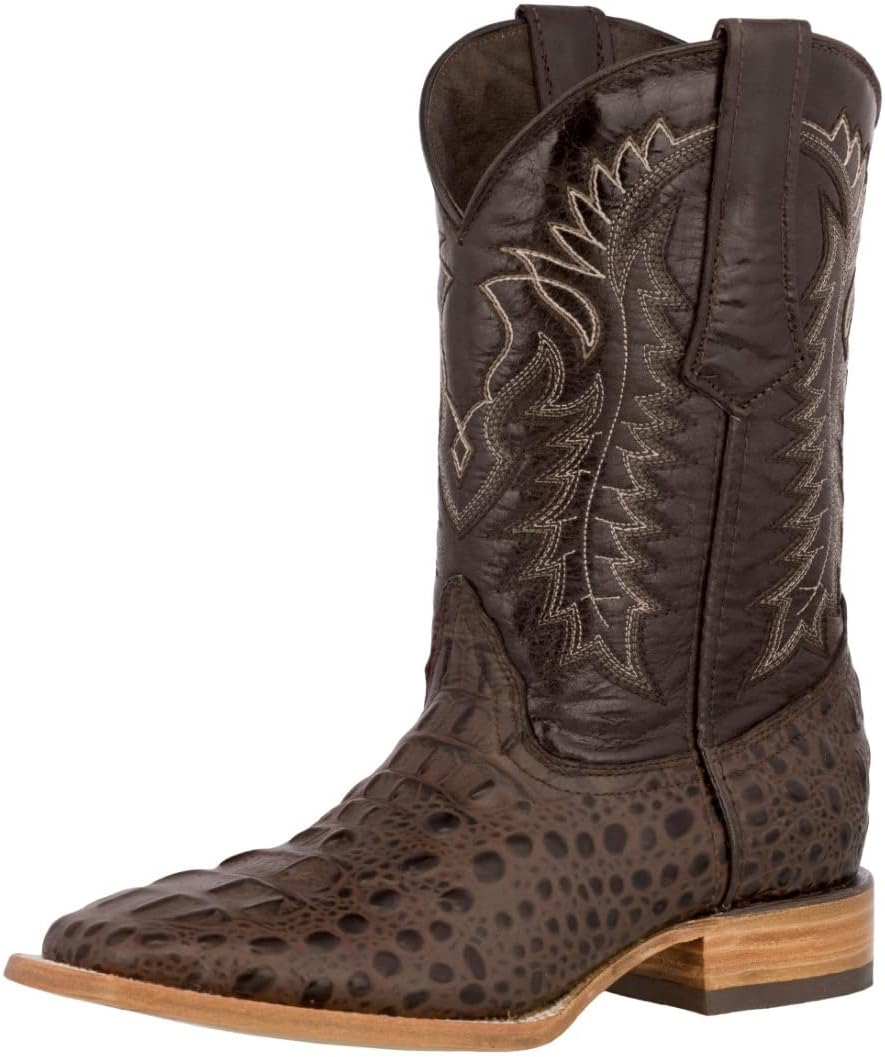 Мужские коричневые вестерн-сапоги Texas Legacy с квадратным носком и кожаным крокодиловым принтом
Мужские коричневые вестерн-сапоги Texas Legacy с квадратным носком и кожаным крокодиловым принтом