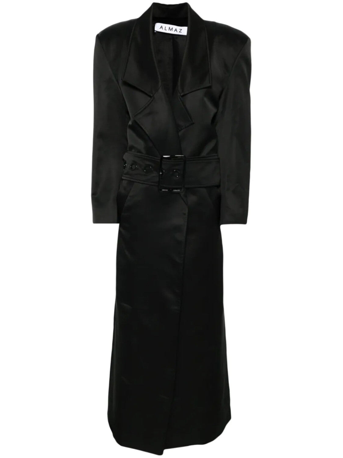 Almaz тренч с поясом, черный 
Almaz тренч с поясом, черный