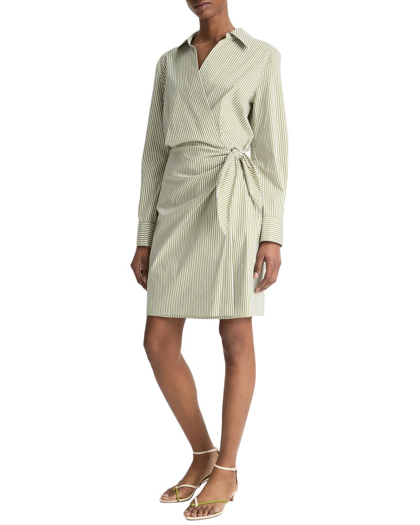 Платье-халат в полоску от Vince Furrow, белый
Платье-халат в полоску от Vince Furrow, белый