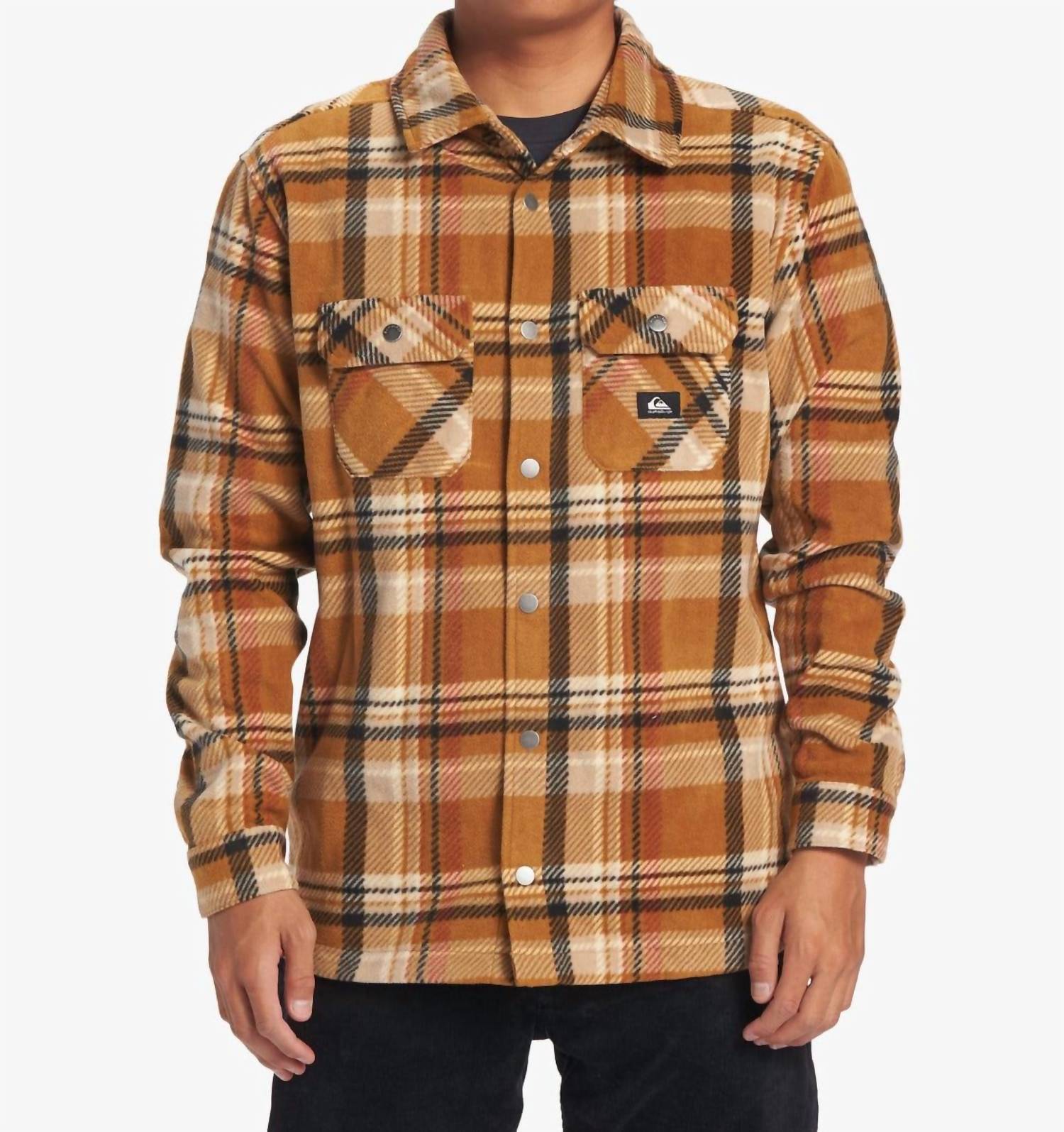 Флисовая верхняя рубашка Surf Days в коричневую клетку Quiksilver
Флисовая верхняя рубашка Surf Days в коричневую клетку Quiksilver