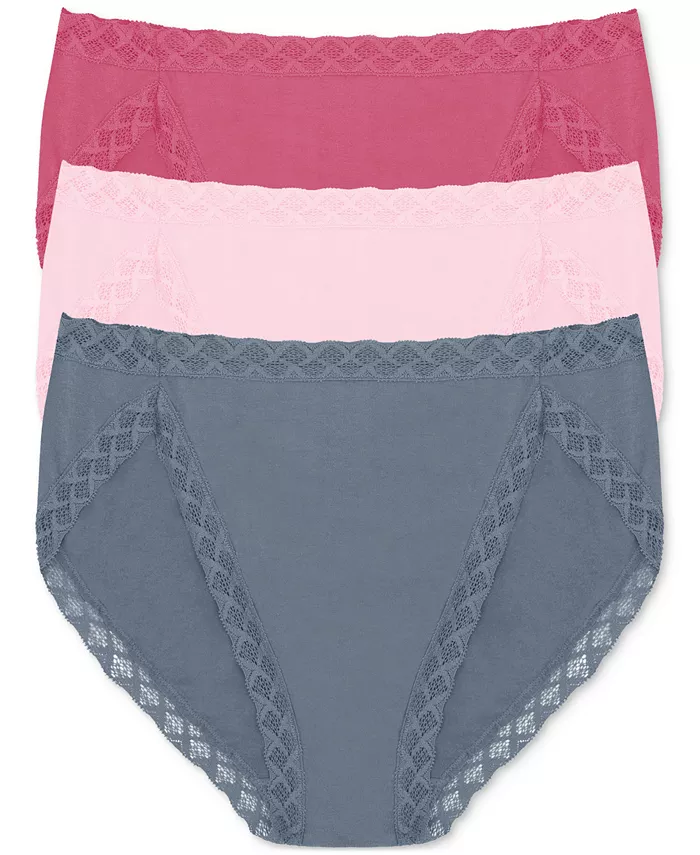 Комплект из 3 трусиков-шорт Bliss French Cut 152058MP Natori, синий
Комплект из 3 трусиков-шорт Bliss French Cut 152058MP Natori, синий