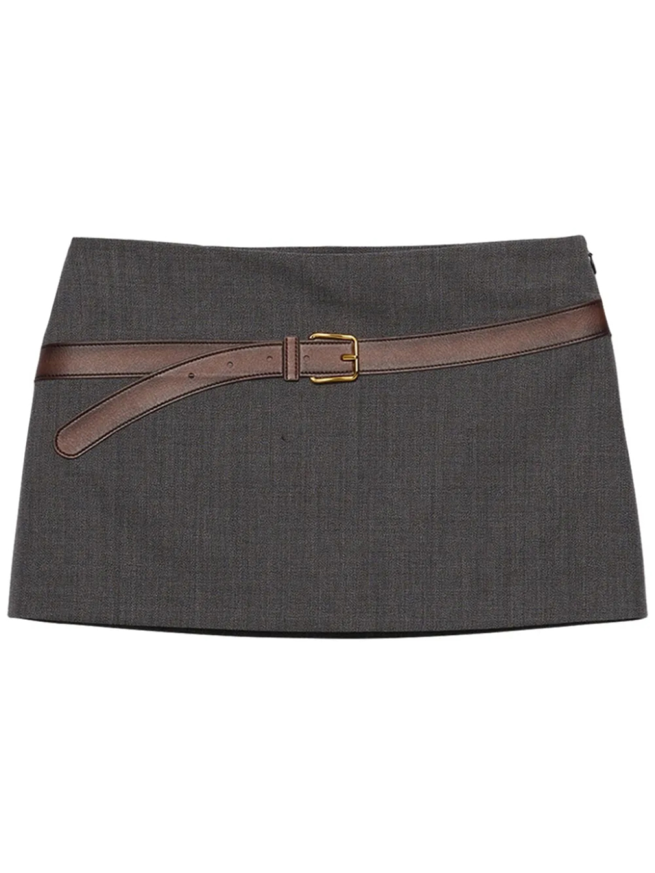 Prada юбка мини с поясом и принтом, серый
Prada юбка мини с поясом и принтом, серый