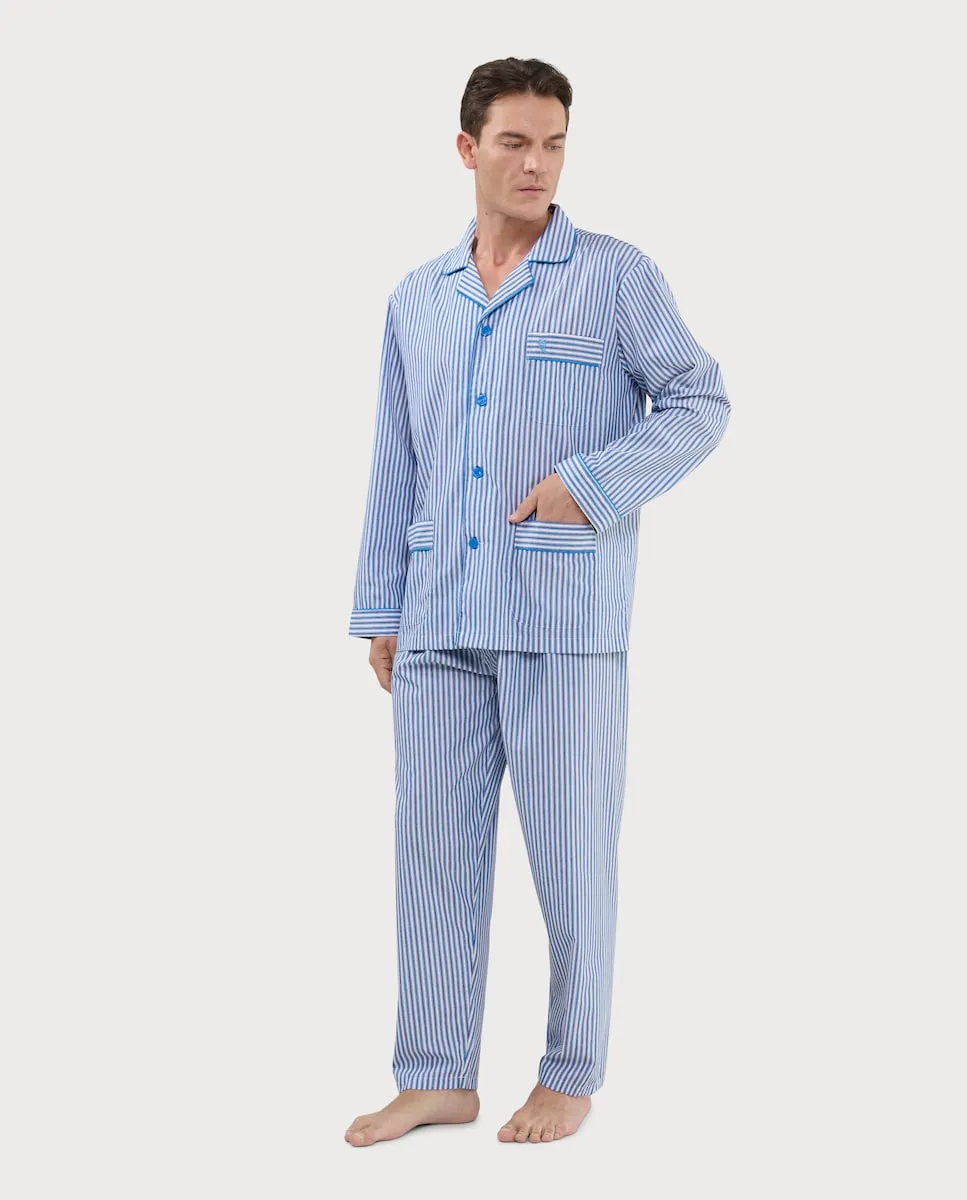 Мужские длинные пижамы синего цвета El Búho Nocturno
Мужские длинные пижамы синего цвета El Búho Nocturno