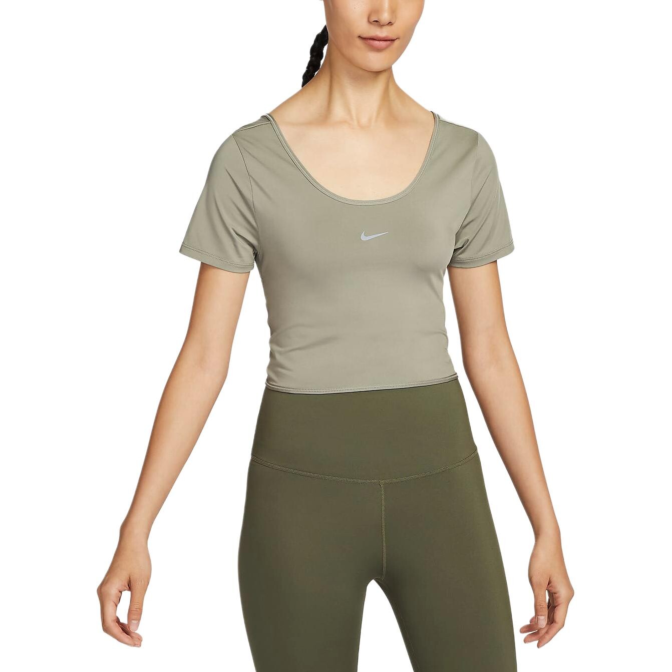 Футболка Dri-Fit One женская, легкая, армейская, зеленая/черная Nike
Футболка Dri-Fit One женская, легкая, армейская, зеленая/черная Nike