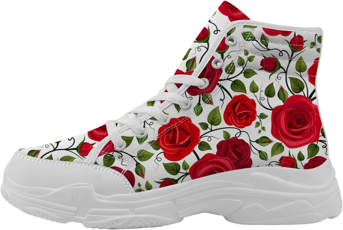 Женские кеды на высокой подошве, цветочные текстильные туфли, подарок для нее и для него Quorax, белый/красный
Женские кеды на высокой подошве, цветочные текстильные туфли, подарок для нее и для него Quorax, белый/красный