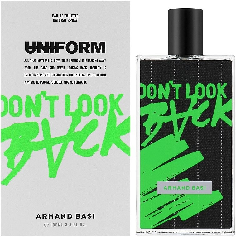 Туалетная вода Armand Basi Uniform Dont Look Back 100мл унисекс
Туалетная вода Armand Basi Uniform Dont Look Back 100мл унисекс